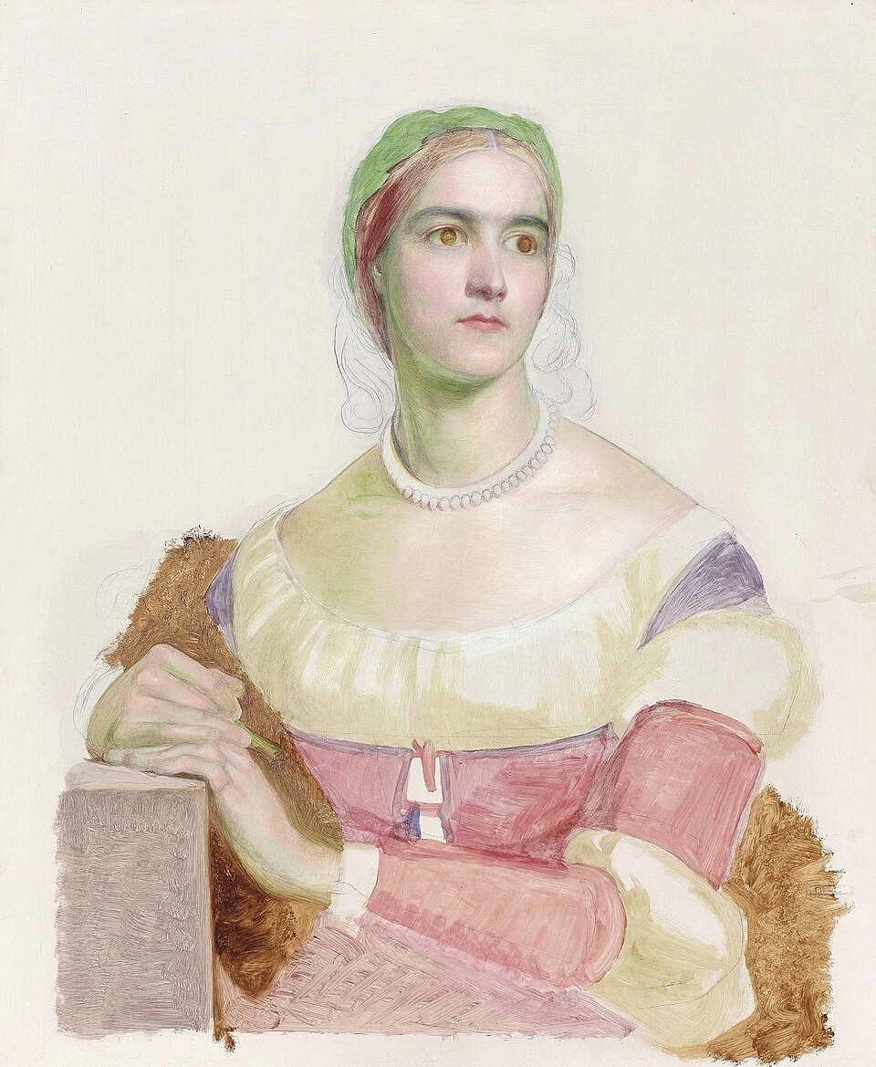 Frederick Sandys-62-Ritratto di Emily Winter Rose